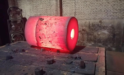 軋輥扁頭鍛坯8.5t